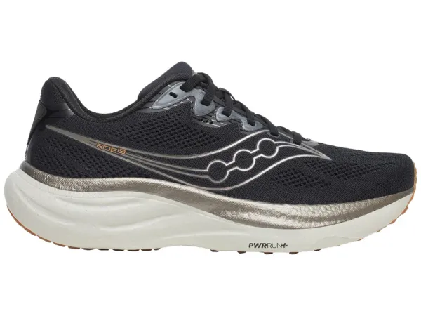 Saucony MEN'S RIDE 19 BLACK/PEWTER