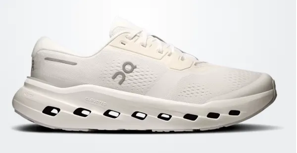 On Men's Cloudrunner 3 Wide White | Glacier