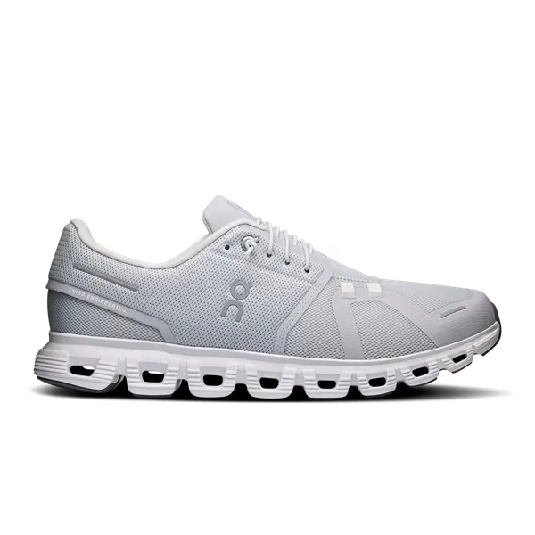 On Men's Cloud 6 Wide Glacier | White