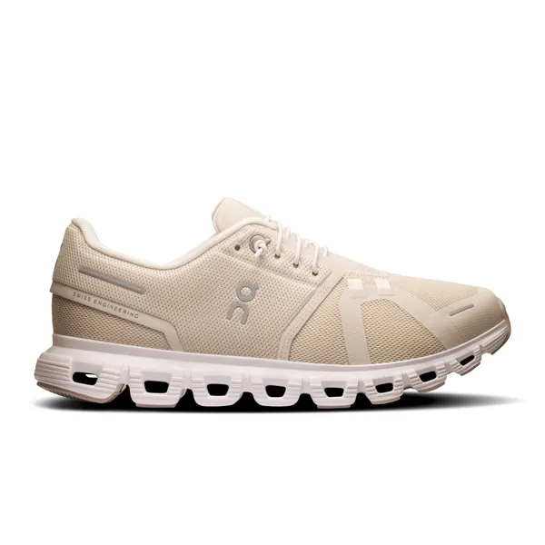 On Women's Cloud 6 Pearl | White