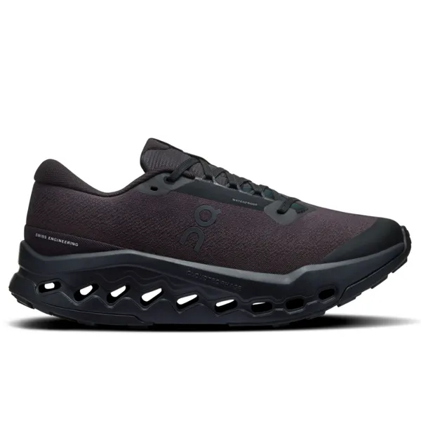 On Women's Cloudsurfer Trail 2 WP Black | Black