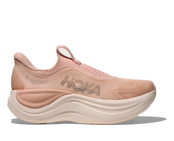 Hoka Women's SKYWARD LACELESS ROSE LATTE / ROSE CREAM